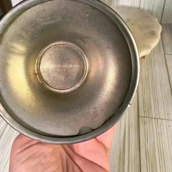 VINTAGE A/O ART DECO Manning - Bowman Chrome Bakelite Creamer and sugar red bake - Picture 5 of 5